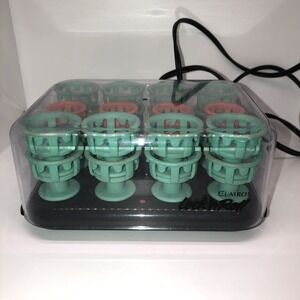 Vintage Model BT-1 Clairol Lock N Roll Hot Rollers Curlers 24 Spoolies Tested